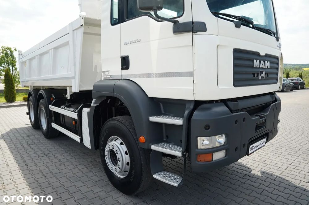 MAN TGA 33.350 / 6x4 / WYWROTKA / HYDROBURTA / MEILLER KIPPER / BORDMATIC / MANUAL / SPROWADZONY - 16