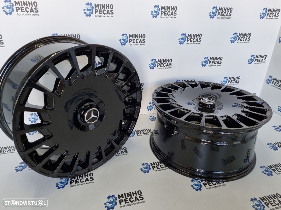 Jantes Mercedes Class S Maybach em 20 Preto Brilho - 6