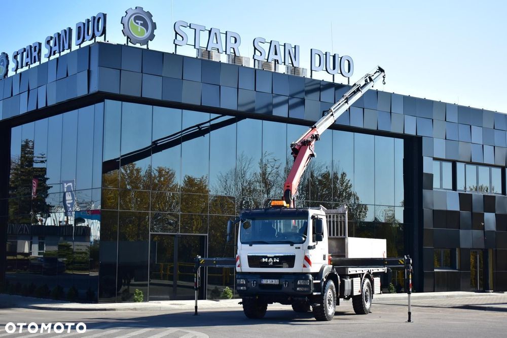 MAN TGM 18.340 4x4 PALFINGER PK 18002 HDS Żuraw Wciągarka - 1
