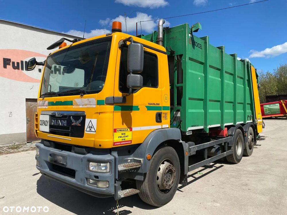 MAN TGM 26.290 śmieciarka Manual ZOELLER  21m3 EURO 5 - 2
