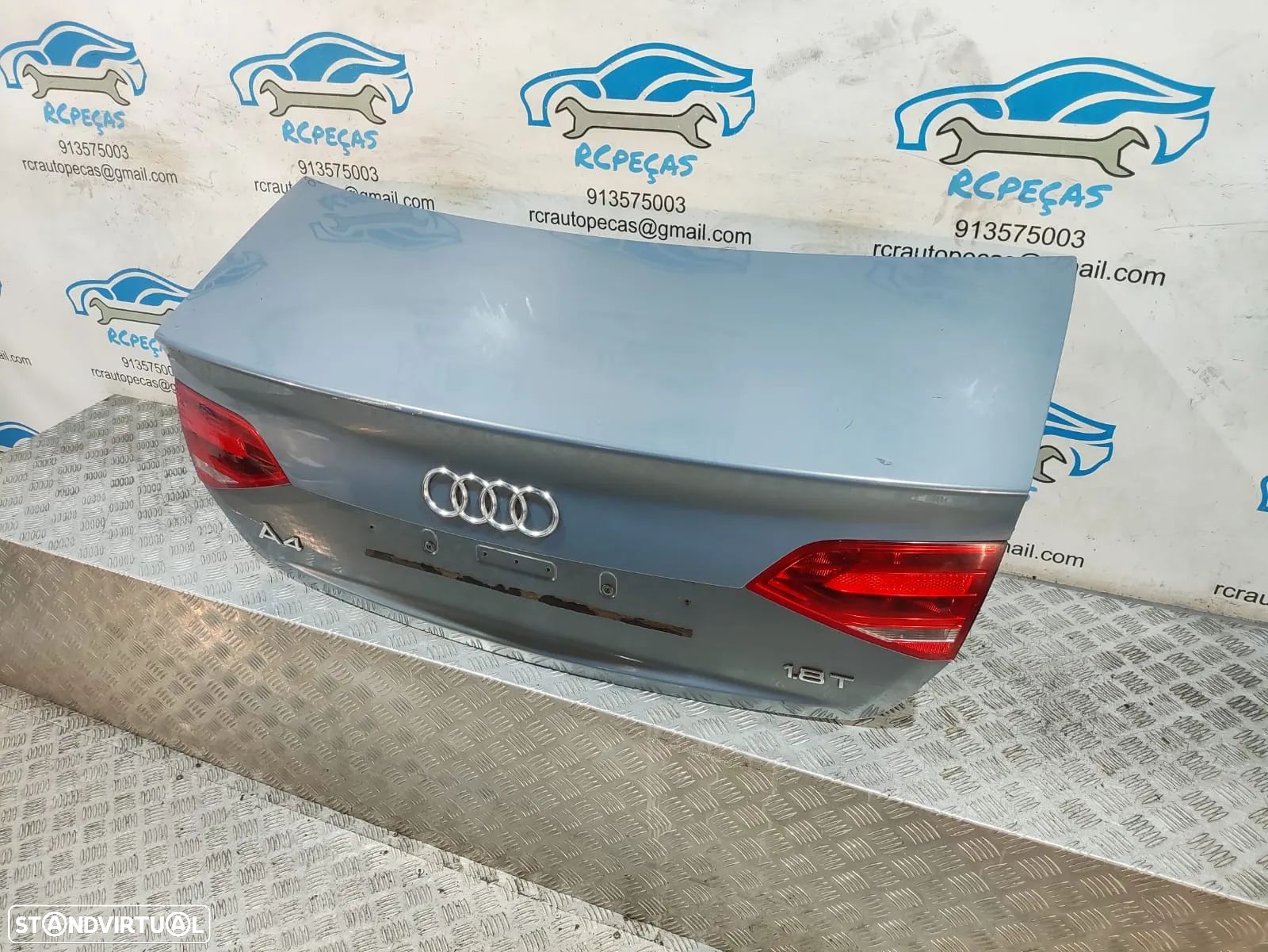 Tampa / Porta da Mala Audi A4 B8 Sedan - Pré Facelift - Farolins | Simbolo | Forra - 1