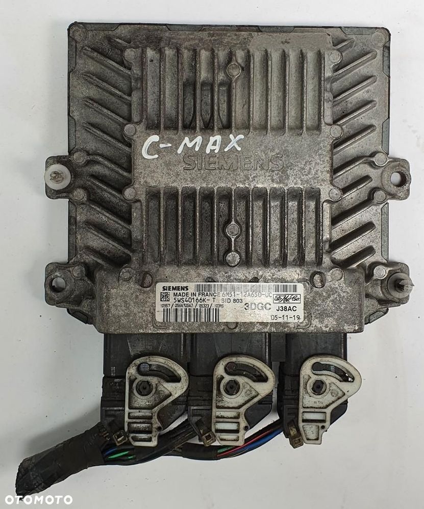 KOMPUTER STEROWNIK SILNIKA FORD FOCUS C-MAX MK1 2.0 TDCI 6M51-12A650-UC - 1