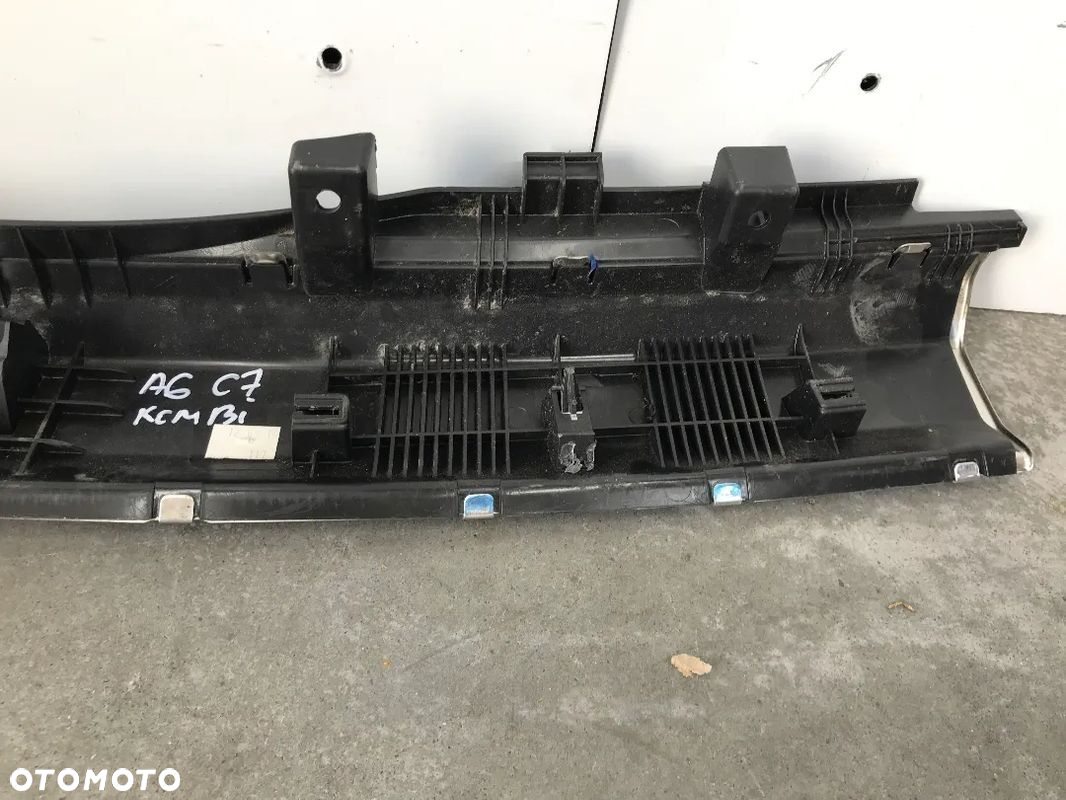 Próg bagażnika Audi A6 C7 kombi 10-18r. osłona nakładka progu listwa bagażnika 4G9864483 - 16
