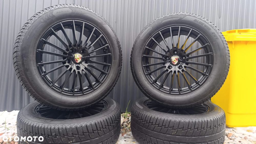 Zimowe Cayenne Porsche 19 5x130 Koła Felgi Opony Zimowe Touareg - 1