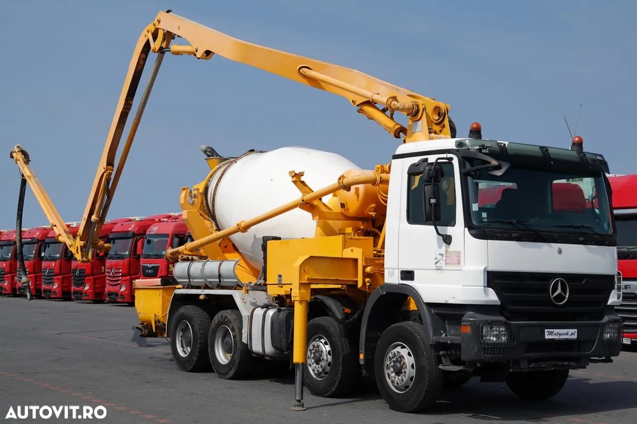 Mercedes-Benz ACTROS 3241 / CAMION POMPĂ / BETONĂ + POMPĂ PUTZMEISTER 21 METRI / RADIO CONTROL - 1