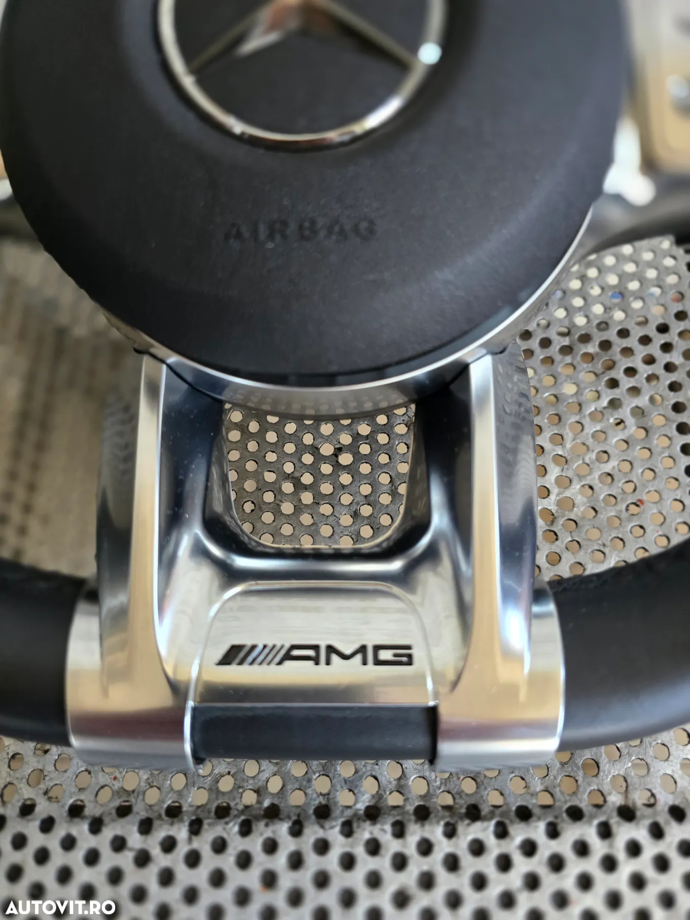 Volan Complet Cu Airbag Mercedes AMG Cu Padele Impecabil C/E Class W205 W213 Gle Cla Cls Glc - 7