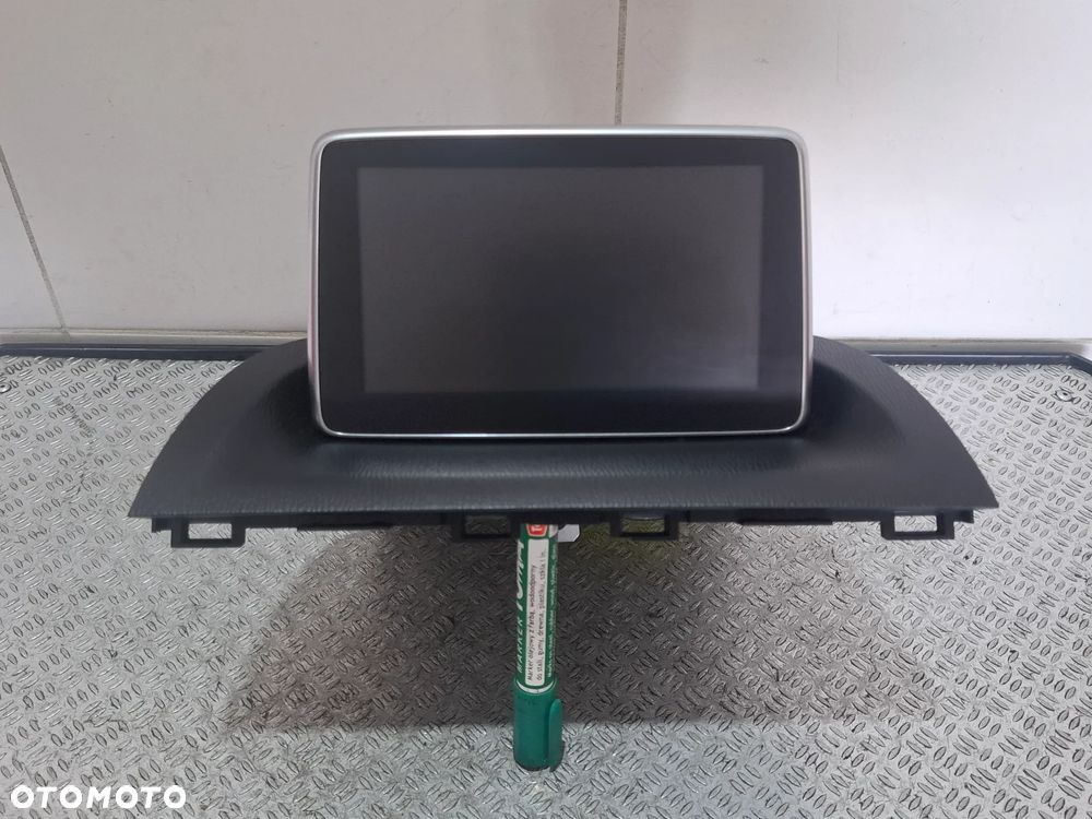 Wyświetlacz nawigacji radia moduł sterownik Mazda III 2015 rok nr BHP1611J0D BAAR669C0J - 1