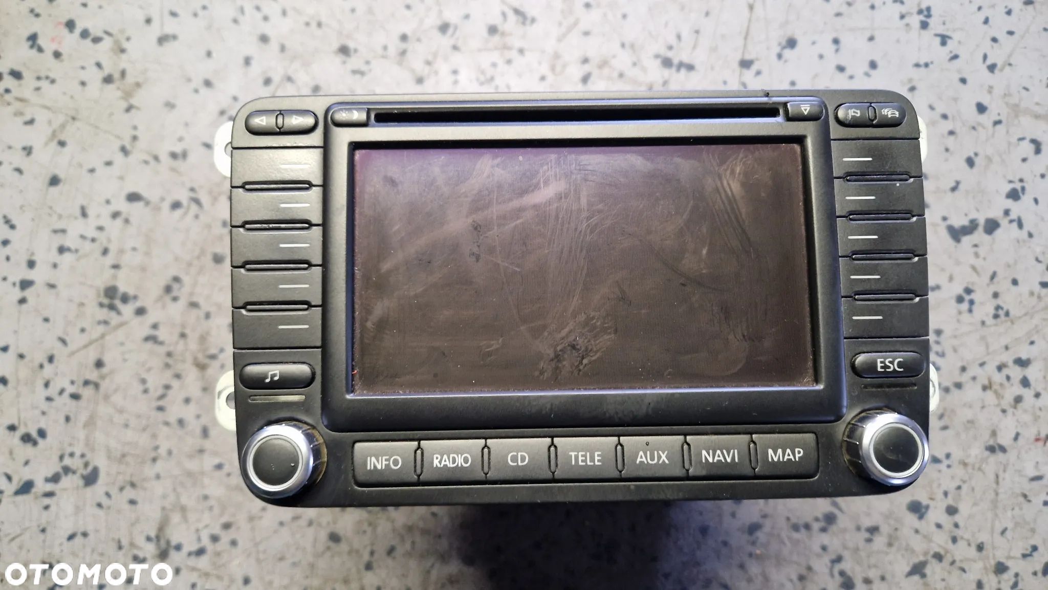 VOLKSWAGEN TOURAN PASSAT B6 GOLF V RADIO NAWIGACJA 1T0035194D - 1