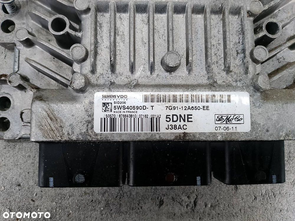 KOMPUTER, STEROWNIK FORD MONDEO MK4 7G91-12A650-EE - 2