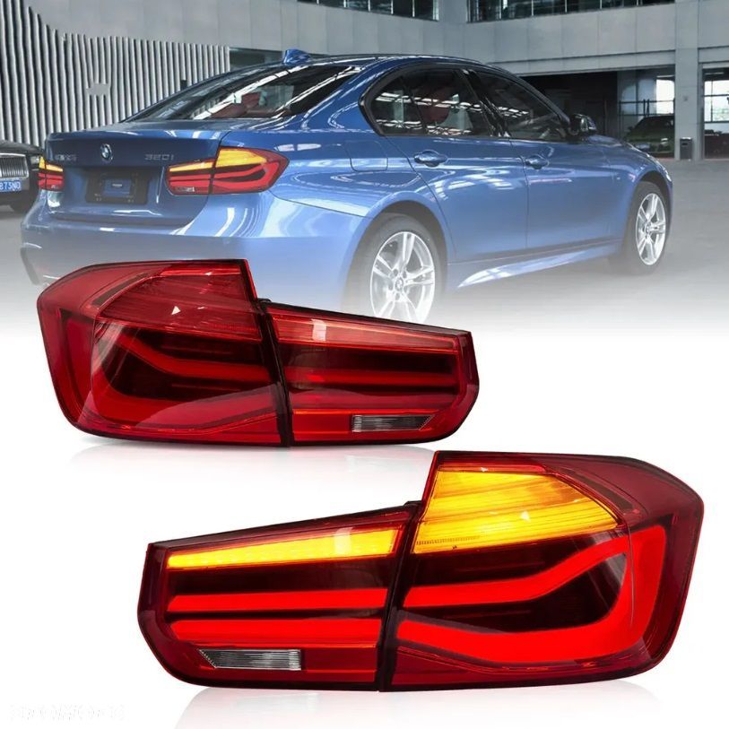 Lampy tyl kpl Led Bar Neon Diodowe Dynamiczne DTS Tuning Bmw 3 f30 11- 15- - 4