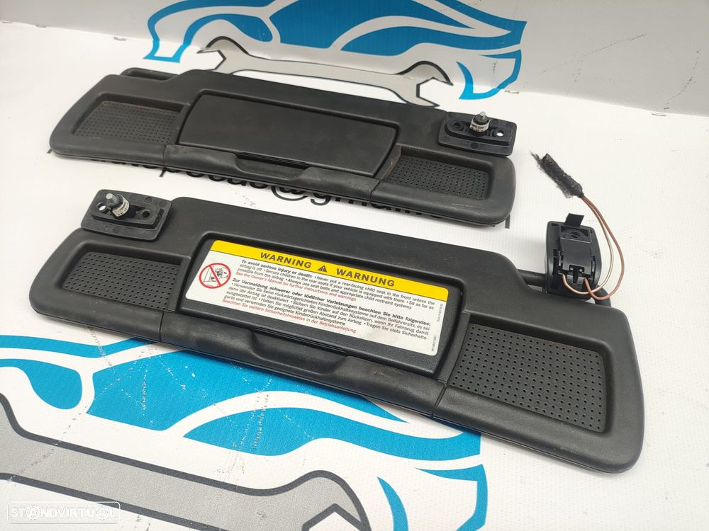 Palas De Sol Pretas Originais Mercedes SLK R171 - 12
