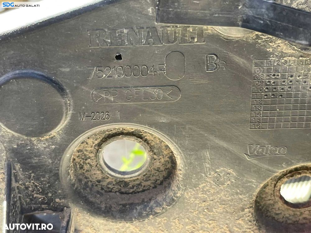 Trager Tragher Calandru Panou Frontal Suport Radiatoare Gol Renault Megane 3 1.4 Tce 2008 - 2016 Cod 752100004R 752100004 [C7649] - 4