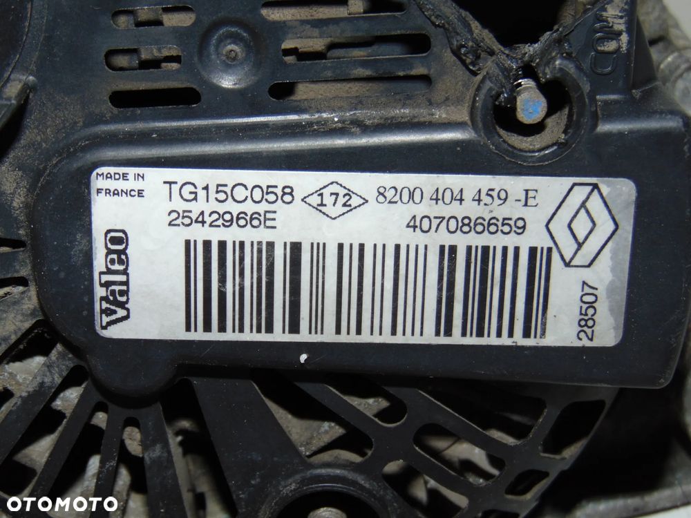 ORYGINAŁ alternator Renault Laguna Megane Scenic 2 II 1.9 DCI diesel 02-09r - 12