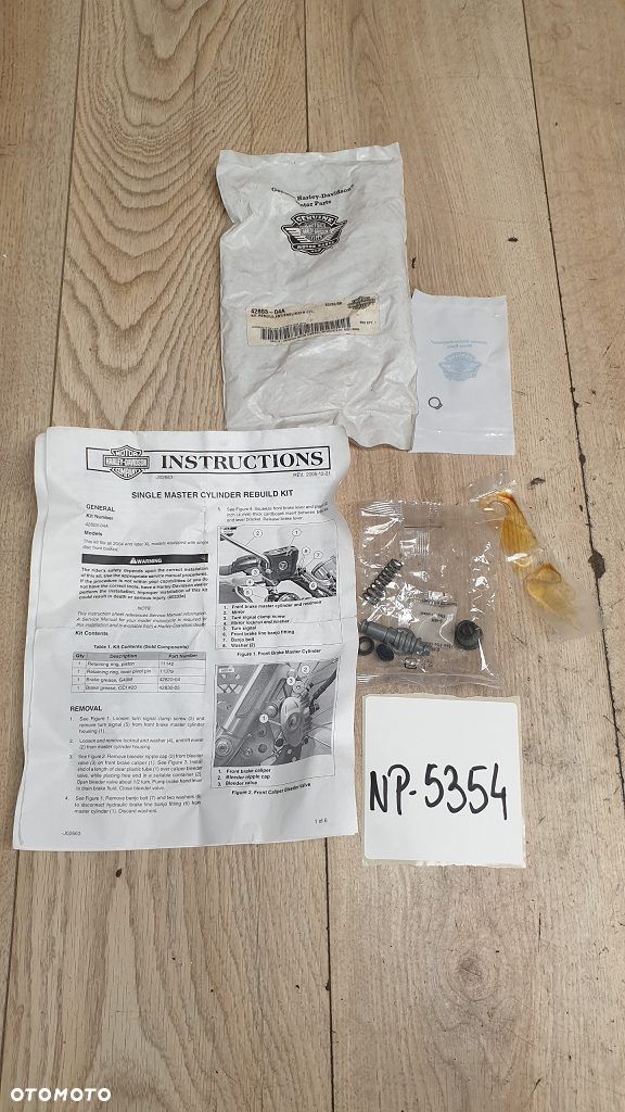 Zestaw naprawczy pompy hamulcowej Harley Davidson Sportster 42803-04A - 1