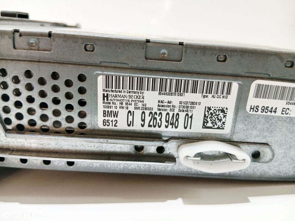RADIO CZYTNIK NAWIGACJI BMW E90 E92 E93 9263948 - 4