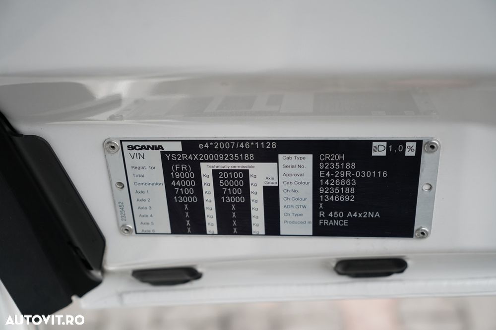 Scania R 450 / RETARDER / I-PARK COOL / NAVI - 38