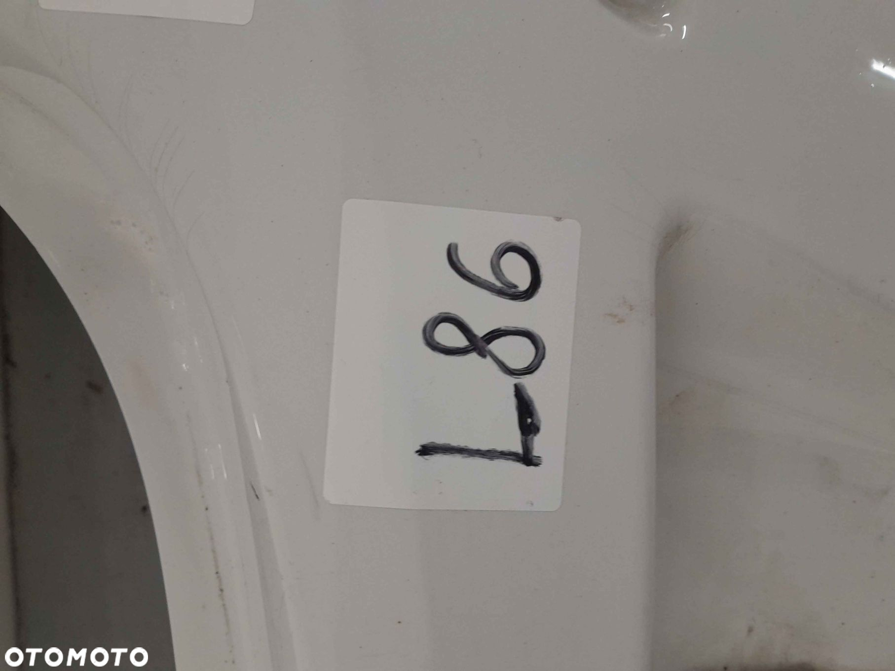 + ZDERZAK TYŁ TYLNY DO OPEL CORSA D Y474 Z40R BIAŁY 3D 3 DRZWI HB DOKŁADKA ! - 4