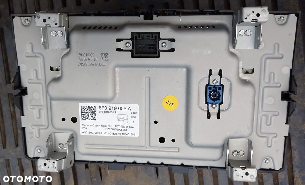 SEAT ARONA FR RADIO NAWIGACJA WYŚWIETLACZ MONITOR 6F0919605A - 4