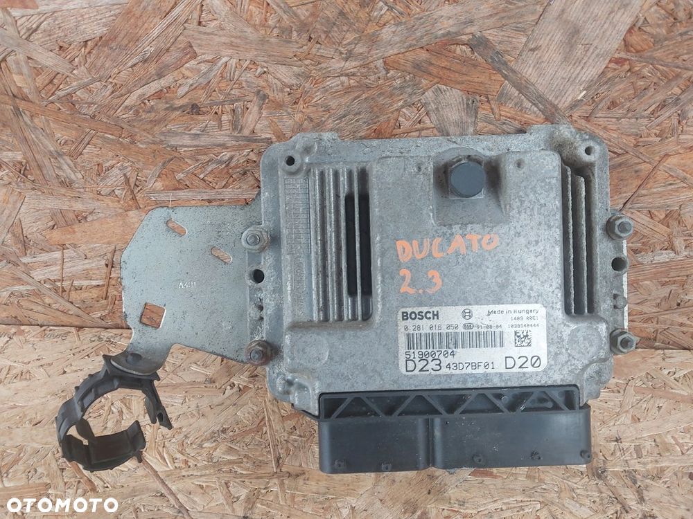 sterownik komputer ecu fiat ducato III 2.3 0281016050 51900704 - 1