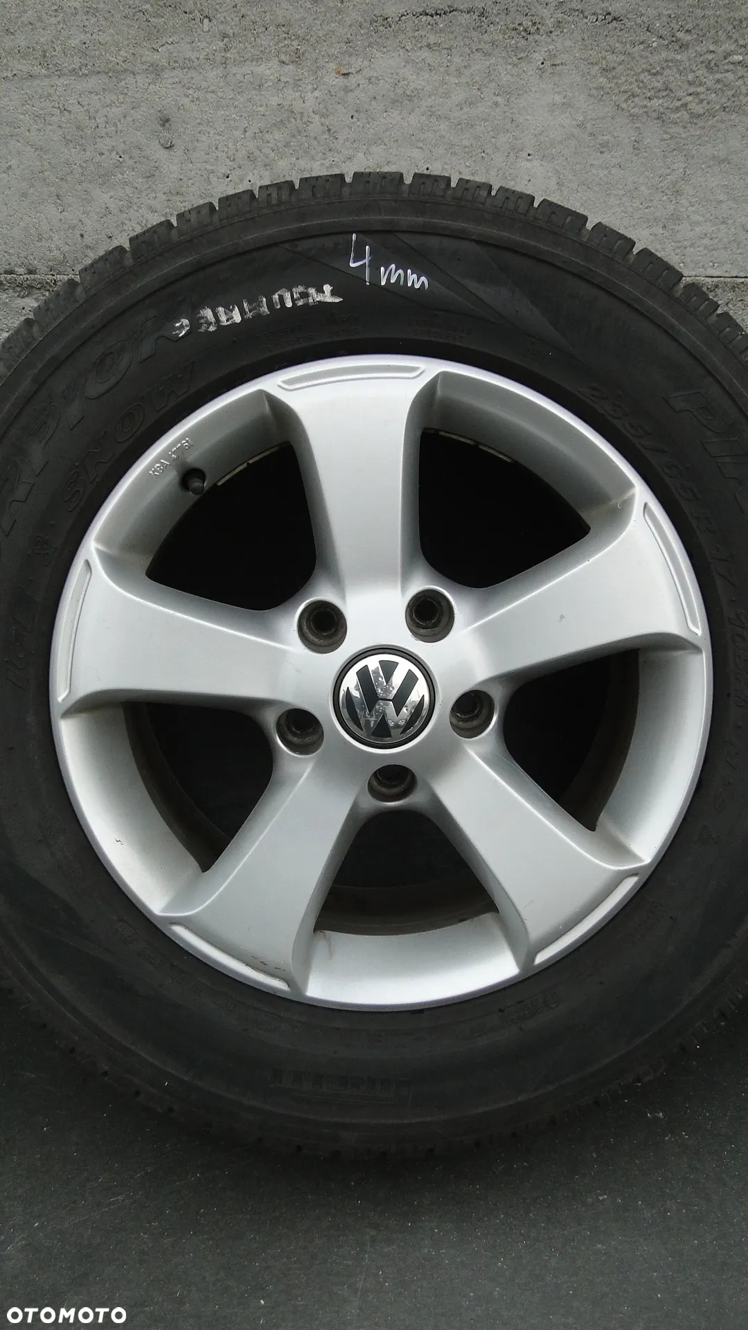 VW TOUAREG FELGA FELGI ALUMINIOWE OPONY 7,5x17 ET50 - 3