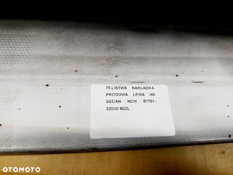 HYUNDAI I40 SEDAN LISTWA PROGOWA PROGU LEWA NCW 87761-3Z000 - 8