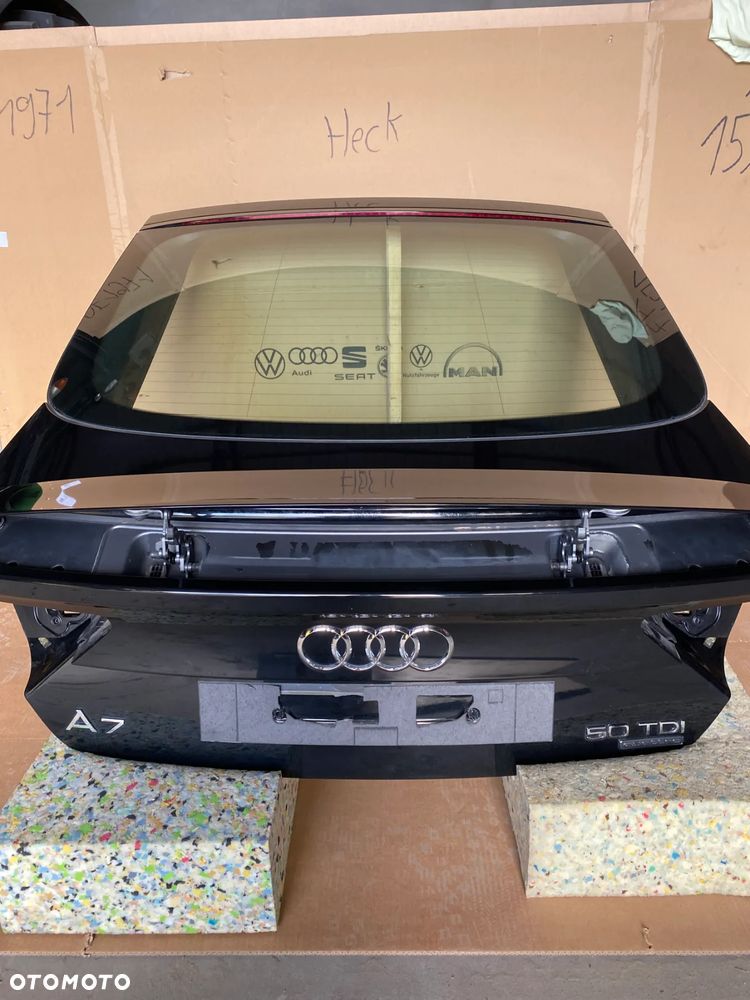 Kompletna Klapa bagażnika lotka Audi A7 4G Cy lift Sportback kolor LY9T 38k - 12