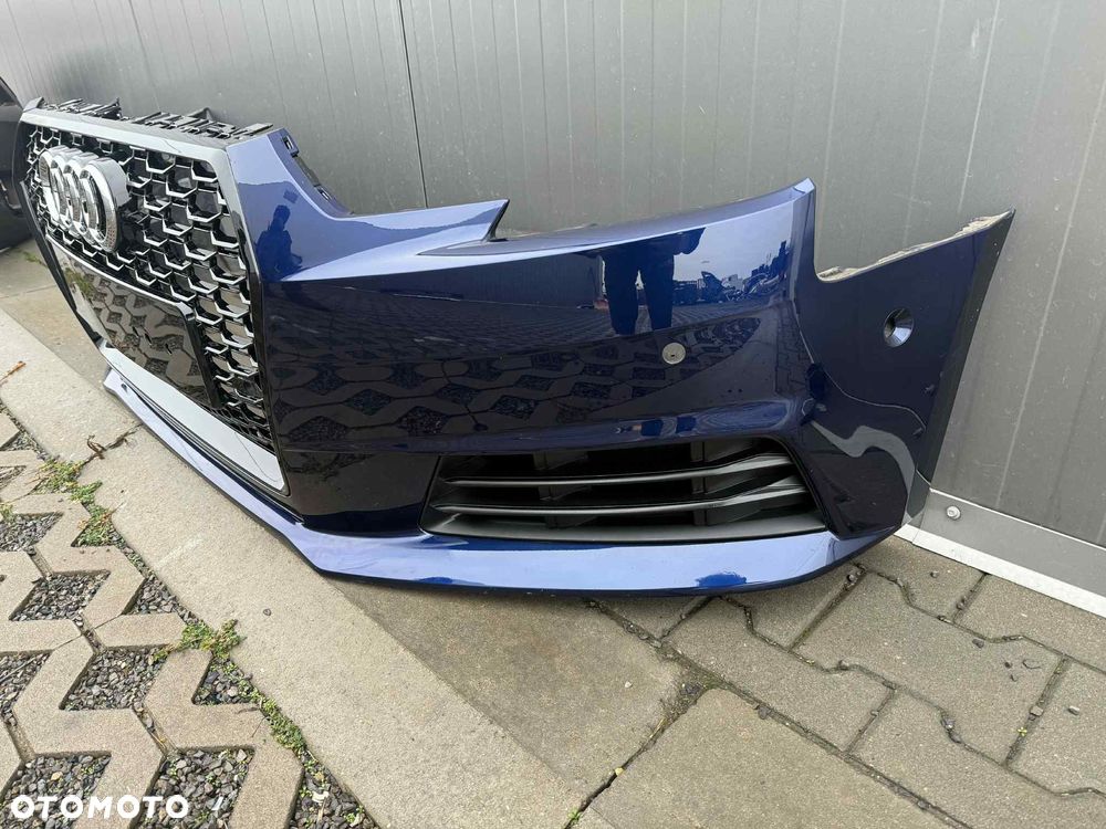 Audi A4 B9 Zderzak Przód Przedni Kompletny 6xPDC LX5H 15-19 - 4