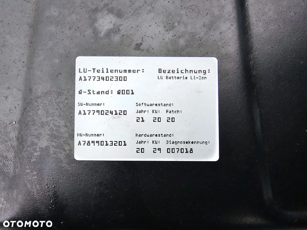 AKUMULATOR MERCEDES W177 1.3 HYBRYDA A1779024120 - 5