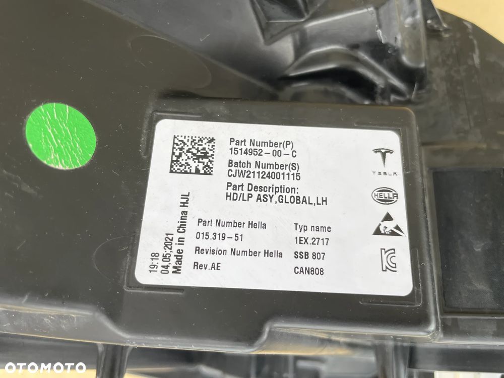 LAMPY PRZEDNIE TESLA MODEL 3 Y LIFT  2020-- Full-led - 6