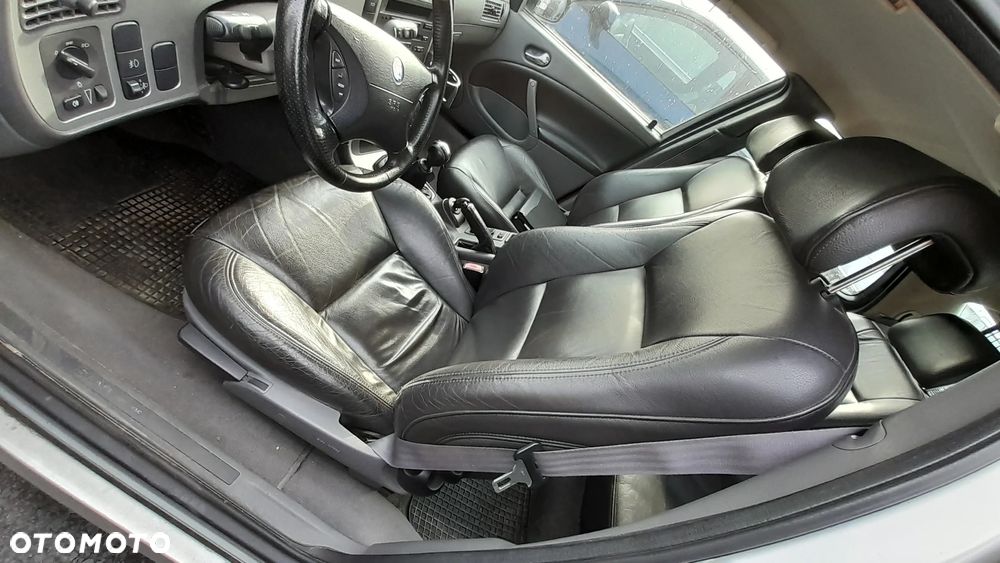 SAAB 95 9-5 FOTEL LEWY KIEROWCY SKÓRA PRZEDNI PRZÓD nr. 86/3 - 1