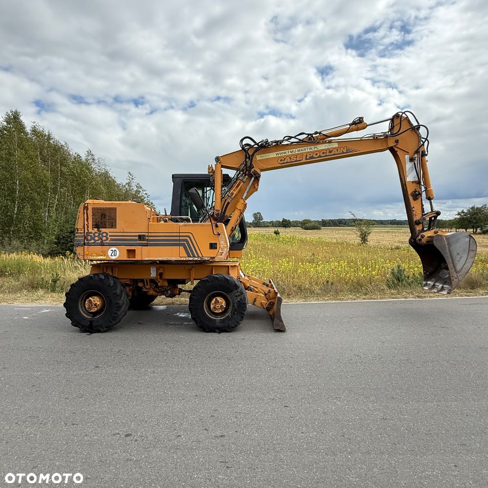 Case Poclain 588 14 ton koparka obrotówka kołowa - 6