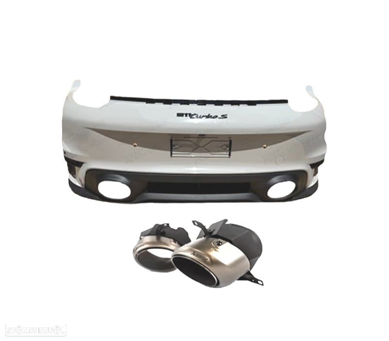 PARA-CHOQUES TRASEIRO PORSCHE 911 CARRERA 992 19-23 LOOK TURBO - 2