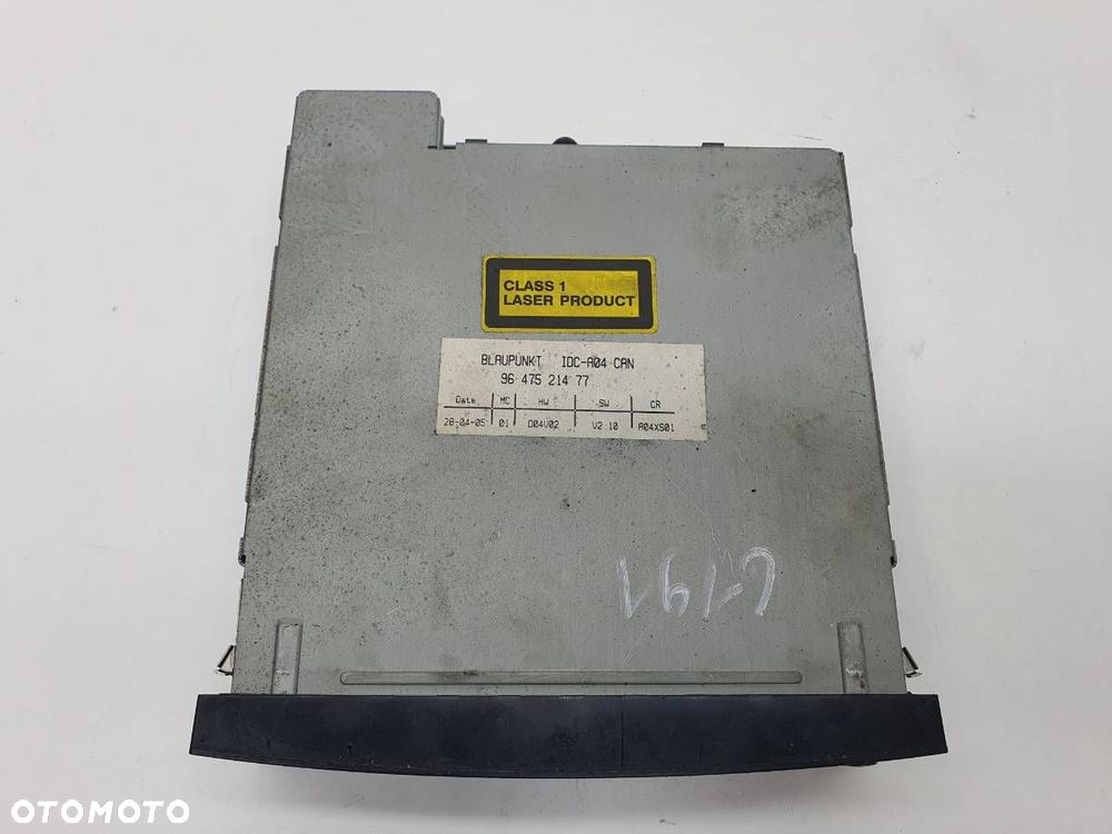 ZMIENIARKA PŁYT CD PEUGEOT 307 9647521477 - 2