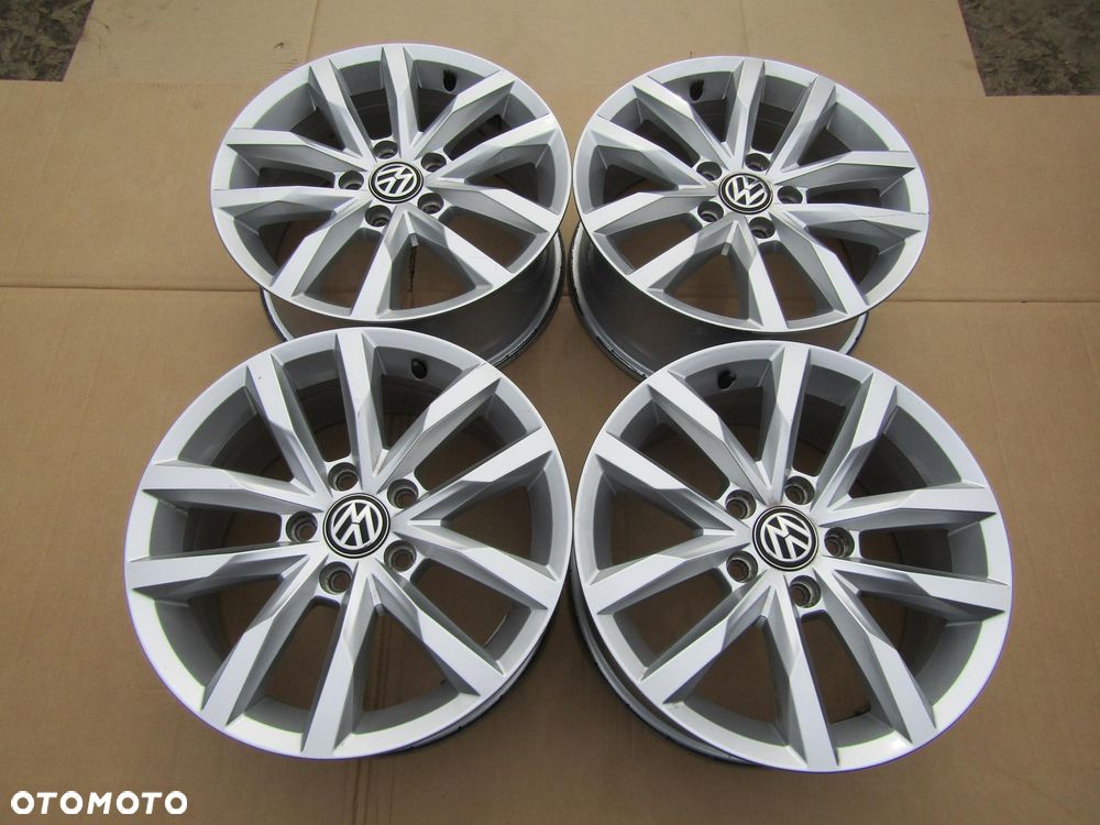 4x Felgi 16 VW T4 Touran Caddy Jetta Golf V VI VII VIII Passat B5 B6 B7 B8 6,5 j 5x112 ET41 / 3Q0601025 - 3