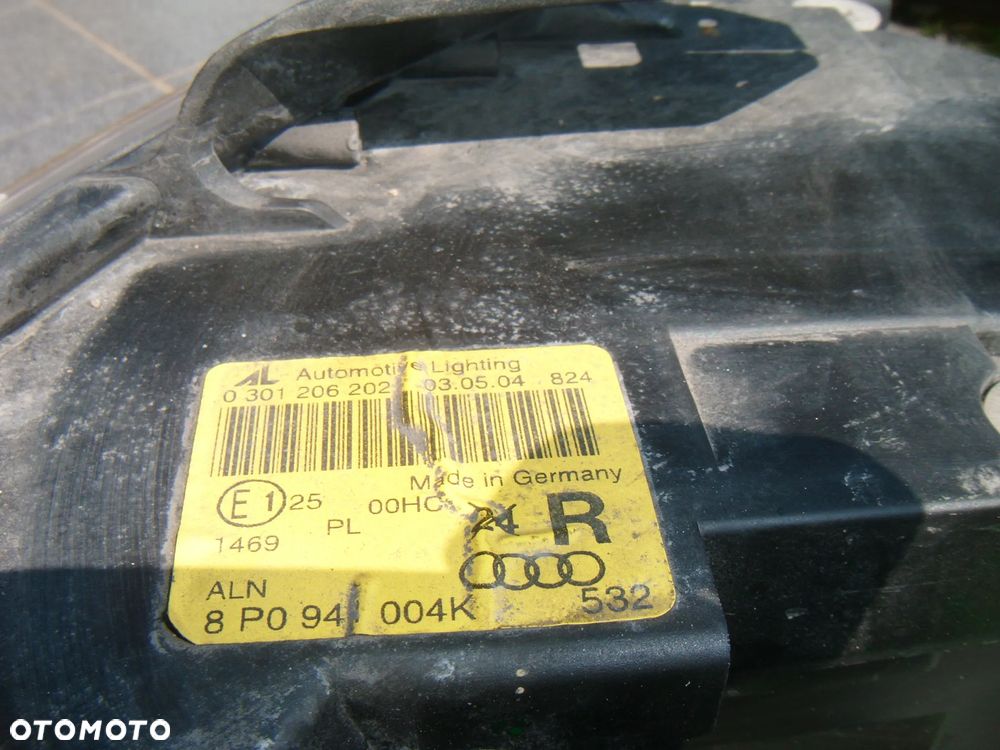 audi a3 8p 03r lampa prawy przód  8p0941004k - 3