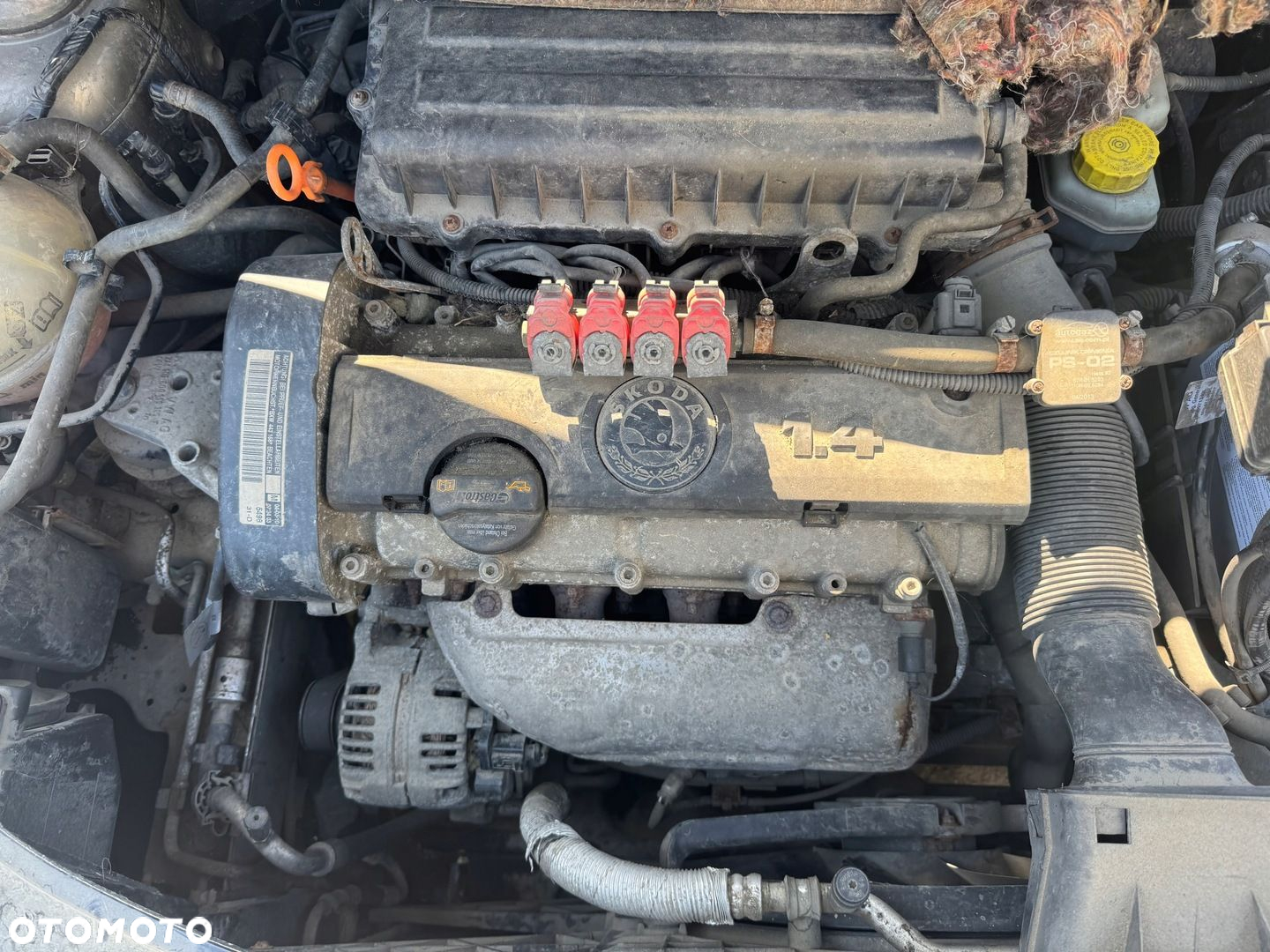 SILNIK 1.4 16V 86KM 63kW SŁUPEK BXW SKODA ROOMSTER - 5