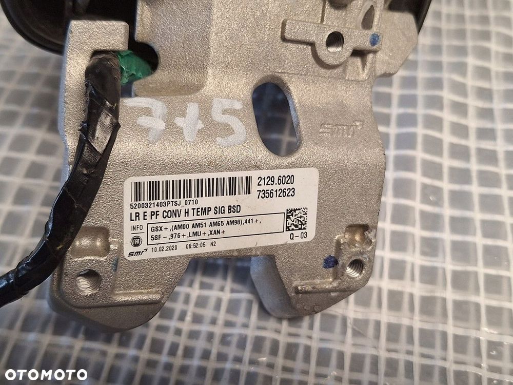 lusterko prawe jeep renegade 2014- 12 pin 75 czarne europa demontaz - 4