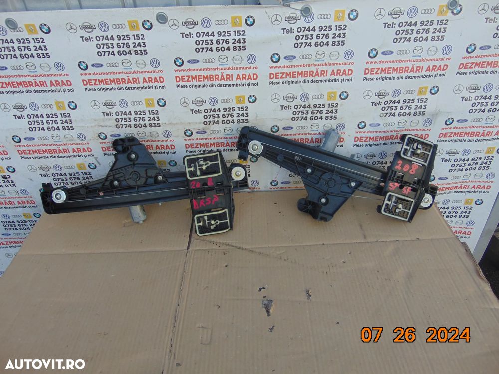 Macara geam Peugeot 208 dupa 2019 Opel Corsa F macarale fata spate stanga dreapta - 2