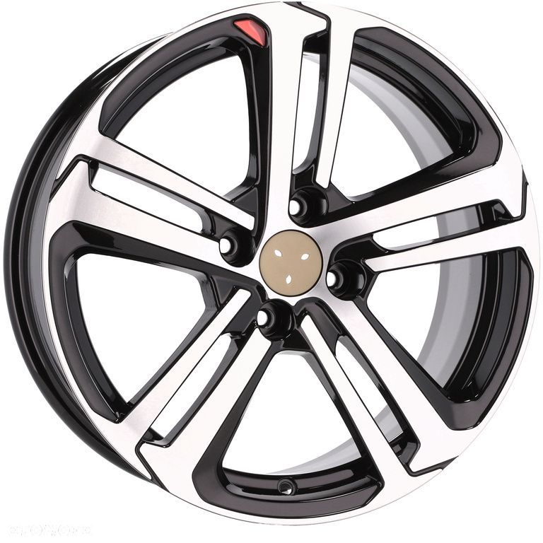 4x Felgi 15 4x108 m.in. do CITROEN C2 C3 C4 DS3 PEUGEOT 208 - A5017 (BK5447) - 9