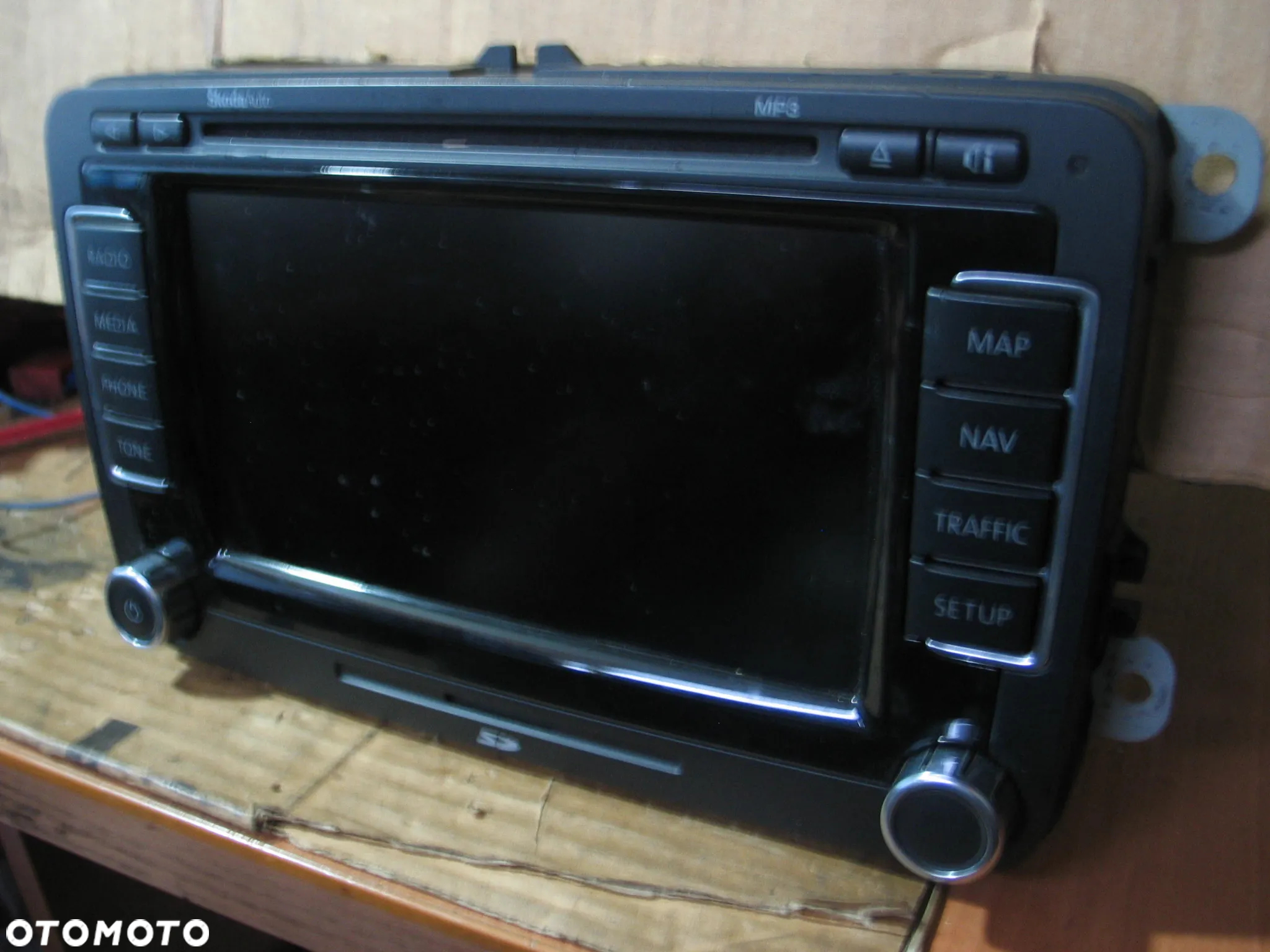 radio radioodtwarzacz nawigacja skoda octavia 2 II mp3 sd 1Z0035680A - 4