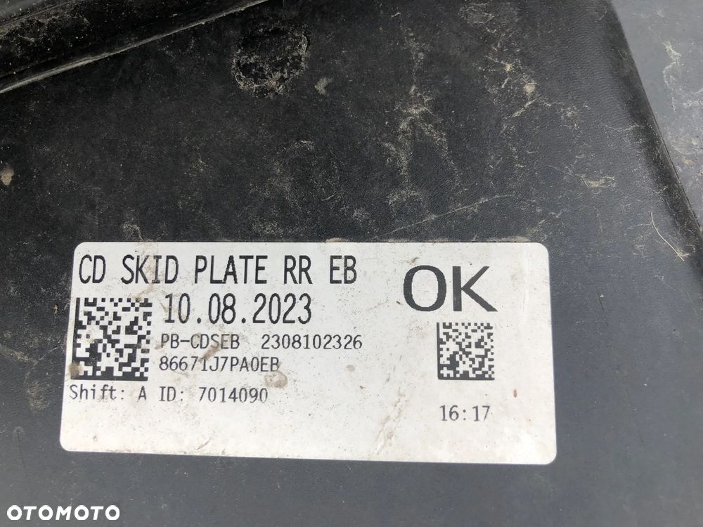 KIA X-CEED LIFT 22- DOKŁADKA SPOILER ZDERZAKA TYLNEGO TYŁ 86612-J7PA0 - 3