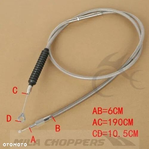 Linka sprzęgła 190 cm Harley Davidson Touring 08-13 - 1