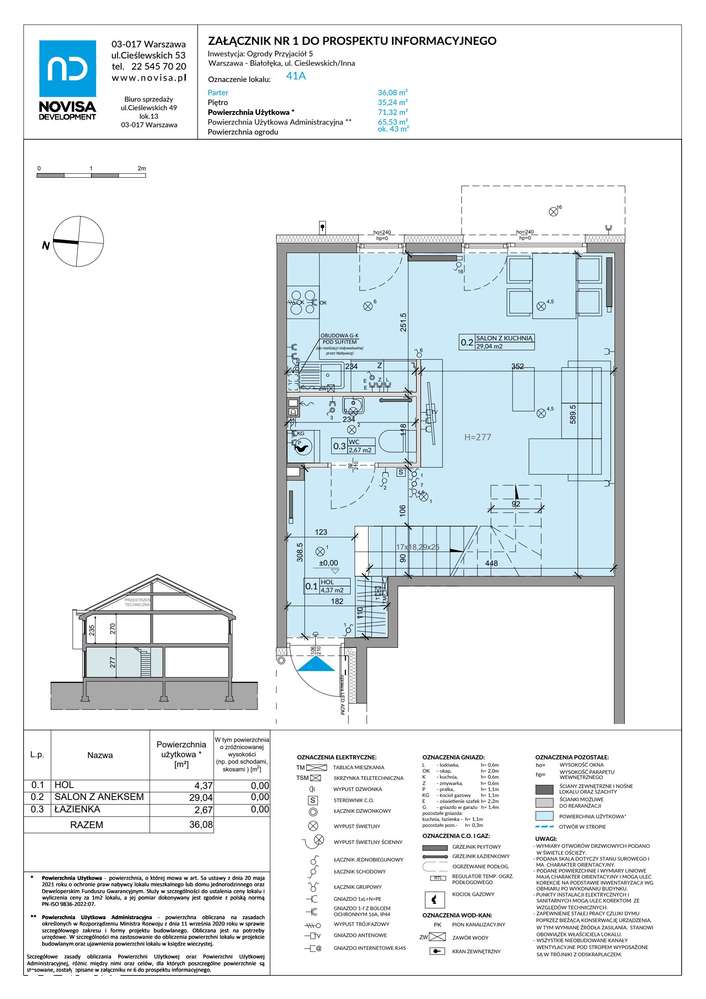 3-pokojowy dom 71m2 + ogródek Bez Prowizji - Pełny obrazek: 2/8