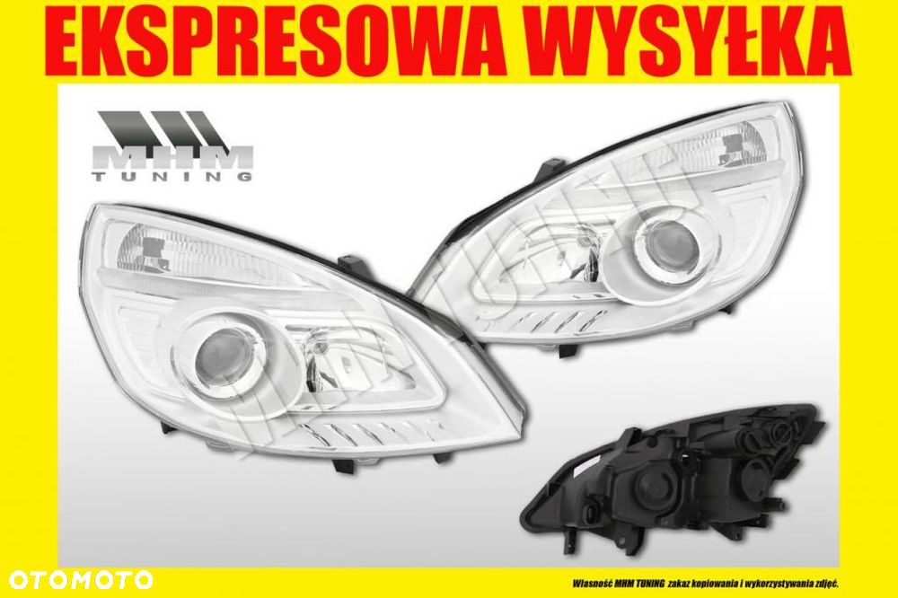 REFLEKTOR LAMPA RENAULT SCENIC II 2 LIFT 2006-09 L - 2