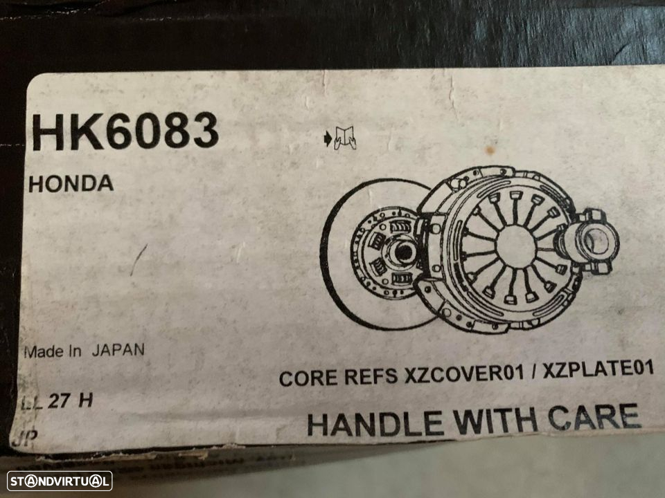 Kit embraiagem Honda Civic / Crx 1.6 - 2