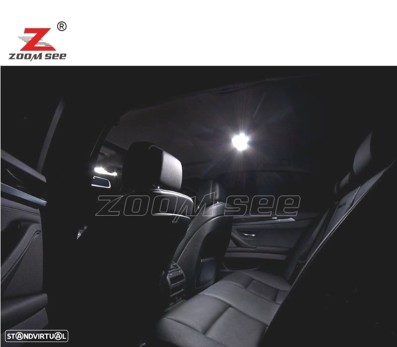 KIT 21 LAMPADAS LED INTERIOR PARA BMW SERIE 5 F11 WAGON TOURING 520D 525D 530D 535D 528I 530I 535I 5 - 6