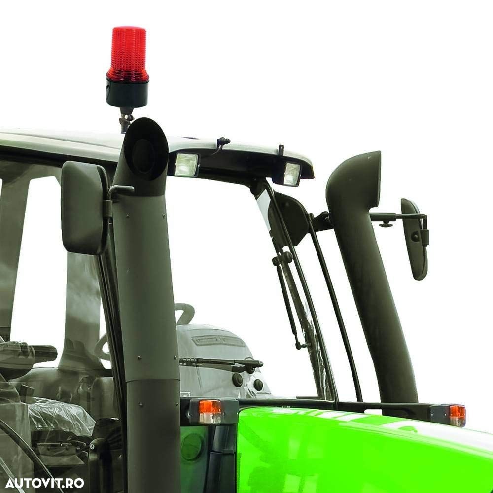 Girofar auto Carpoint 12V 500W orange cu bec Xenon , magnetic 10x4,5/6 cm - 2