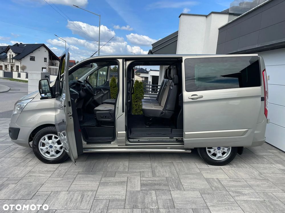 Ford TRANSIT CUSTOM Klima Navi Kamera Grzane Fotele 2xDrzwi Boczne Skóry Dubel Kabina Tempomat 2xPdc Rury - 11