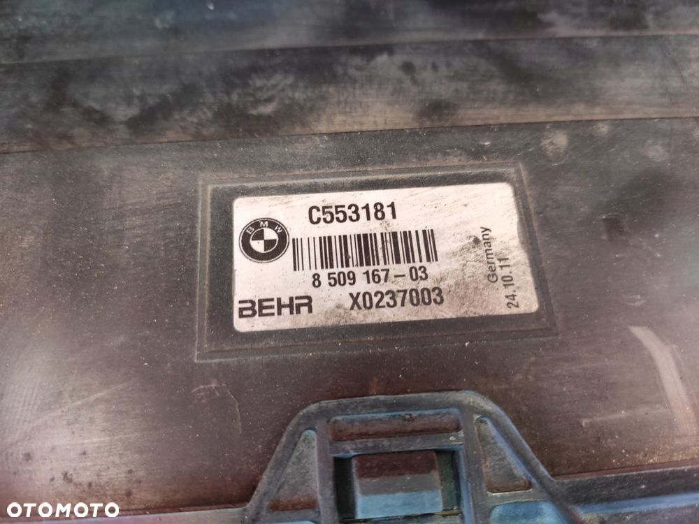 BMW 7 F01 3.0D N57 AUTOMAT PAS PRZEDNI WZMOCNIENIE CHŁODNICE WENTYLATOR - 11