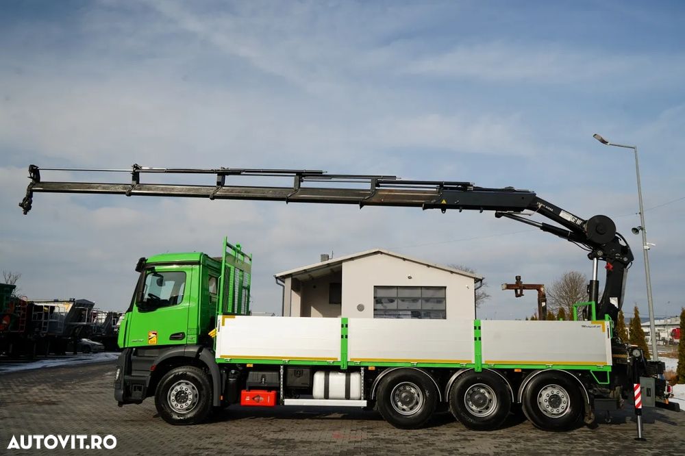 Mercedes-Benz OCS 3240 / 8x4 / LIVRARE - 7,2 M / + HIAB 211 HDS / RADIOCOMANDĂ / ROTATOARE / FURCĂ / PUNCT DE RIDICARE / EURO 6 - 2